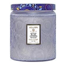 Voluspa Apple Blue Clover Luxe Jar