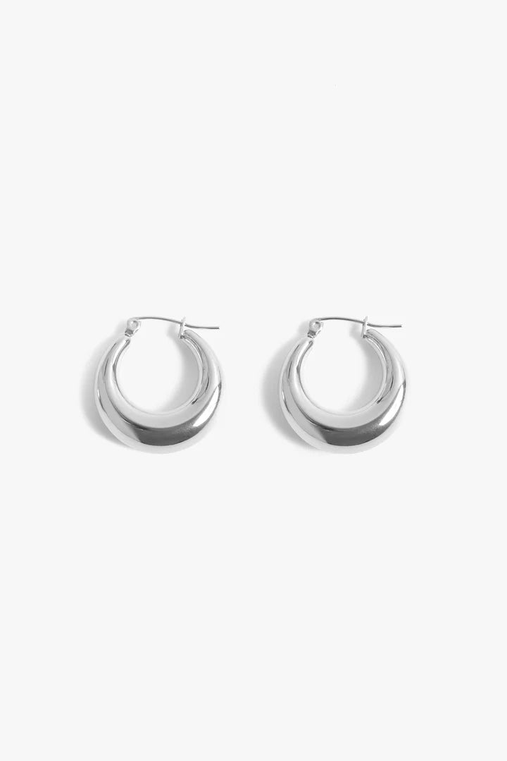 MC Layla Hoops Silver
