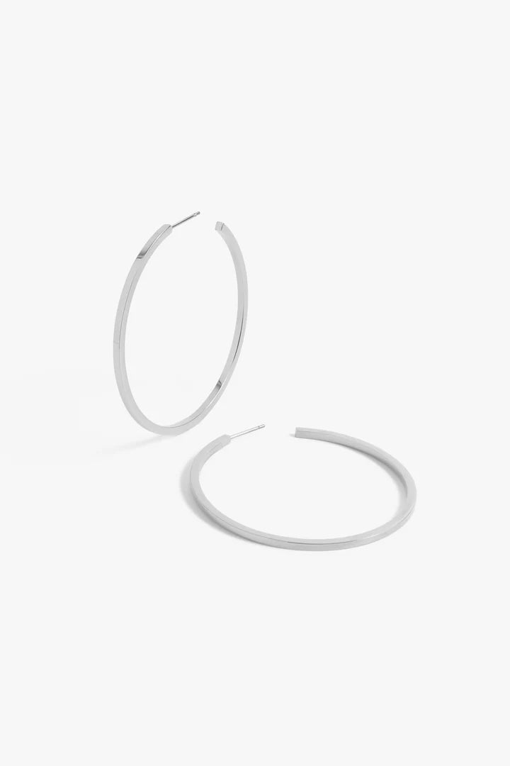 MC Jay Hoops 2" Silver